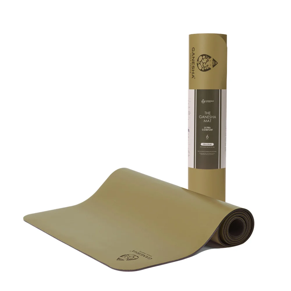가네샤요가프랍스 가네샤 요가매트 울트라컴포트 6mm, Olive Khak