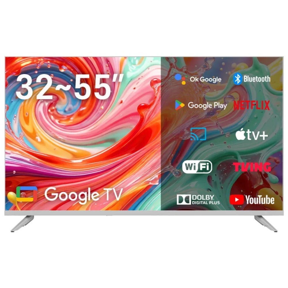큐빅스 구글 스마트 tv 32인치 40인치 43인치 50인치 55인치 화