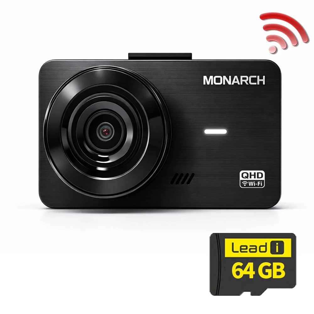 모나치 2채널 QHD 2채널 WiFi 스마트폰 연동 지원 차량용 블랙박스