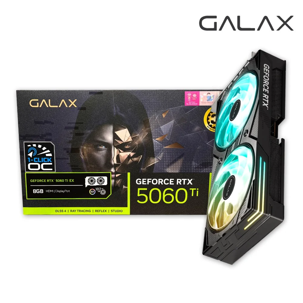 (갤럭시코리아) 갤럭시 GALAX 지포스 RTX 5060 Ti EX BL