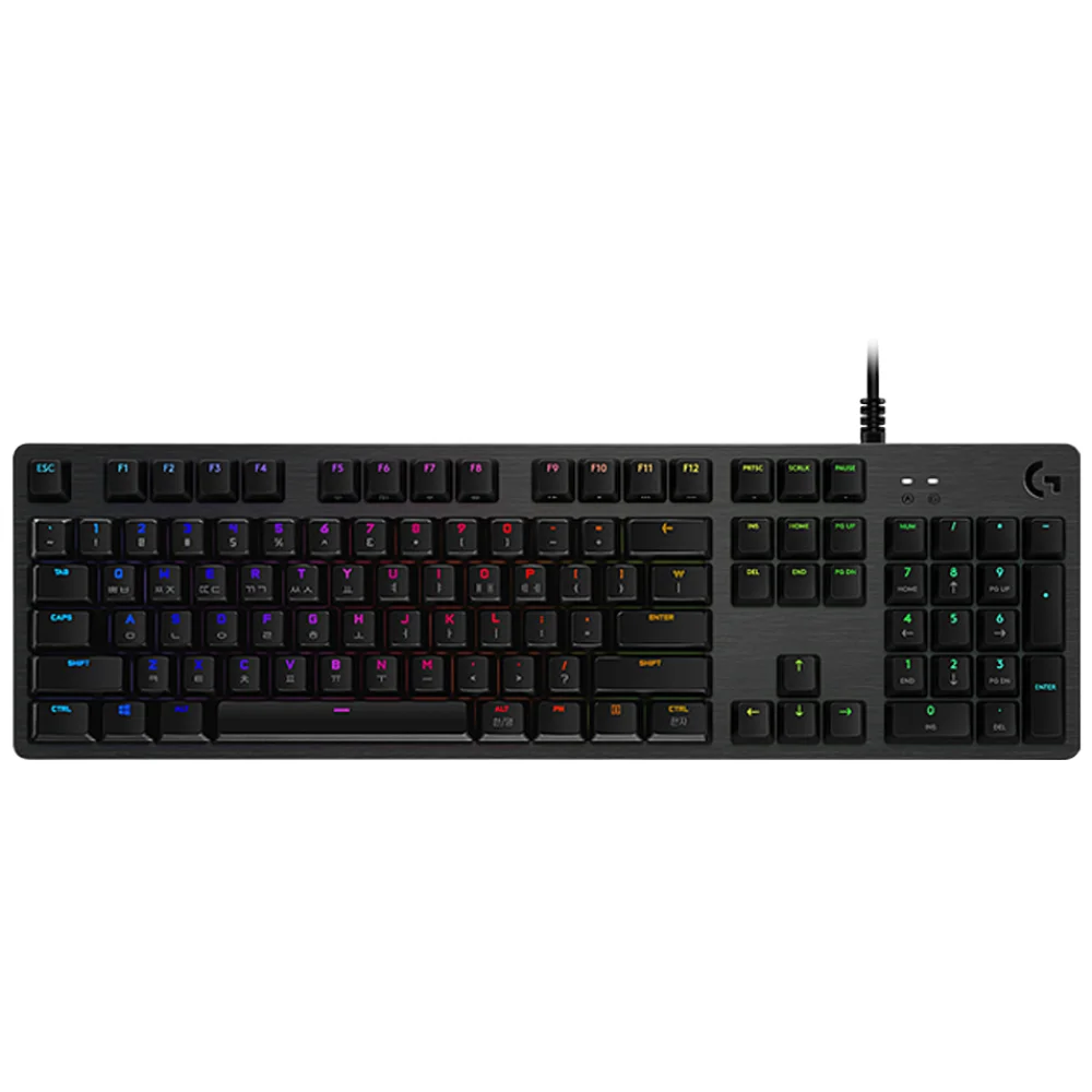 로지텍코리아 G512 CARBON 기계식 게이밍 키보드, 갈축, G512