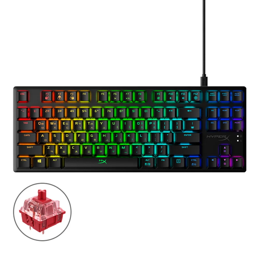 하이퍼엑스 Alloy Origin Core RGB 텐키리스 기계식 게이밍